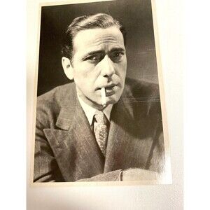 Humphrey Bogart Postcard Antique Unused